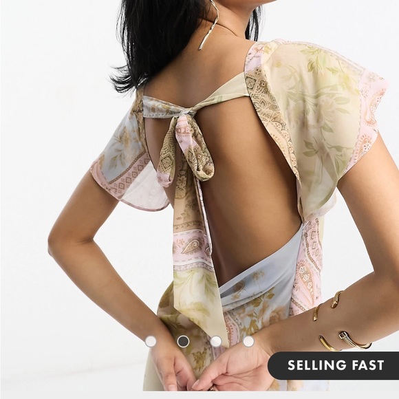 ASOS patchwork dress - Picture 3 of 6